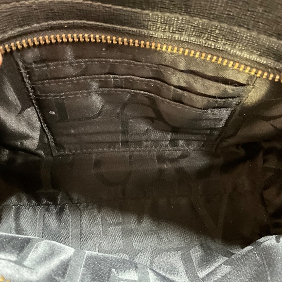 FURLA Mini Ginerva Genuine Saffiano Leather Black Crossbody Bag Chain Strap - Picture 8 of 14